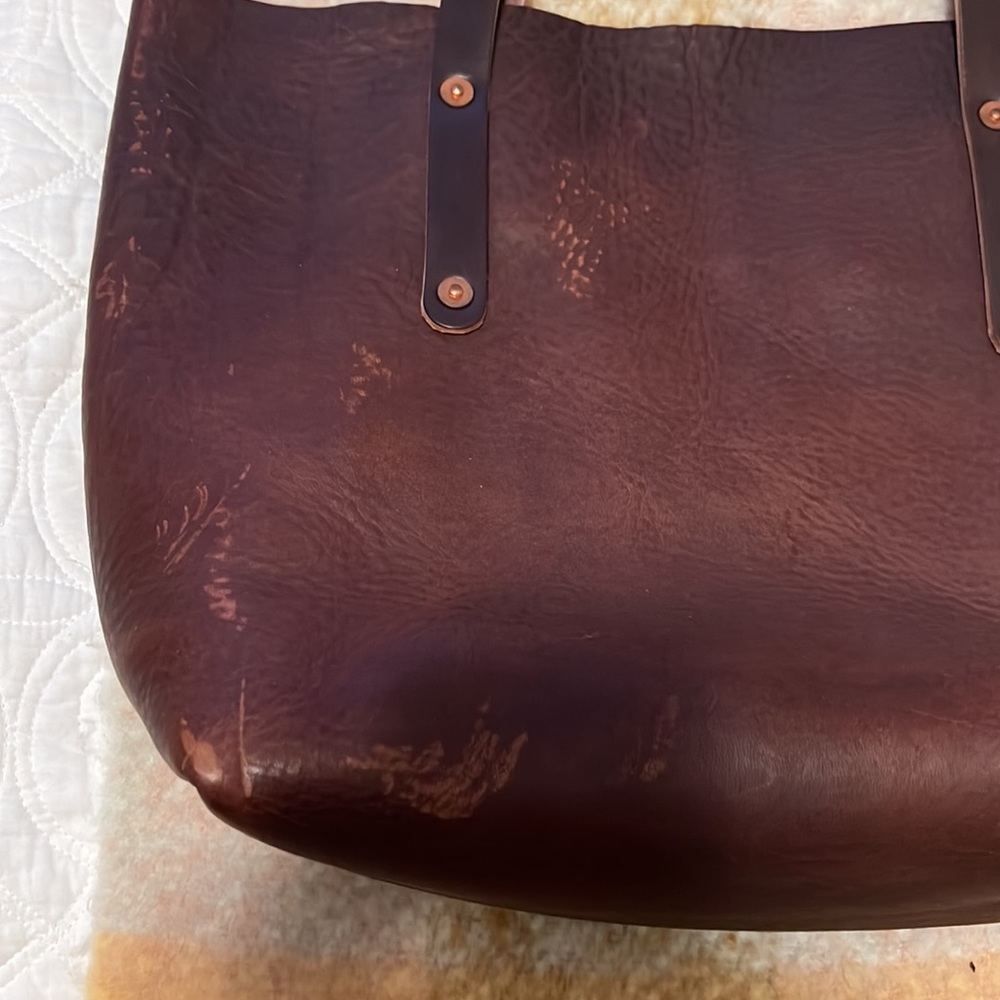 Goforthgoods "Avery" Tote, Medium, Mocha - Picture 11 of 12
